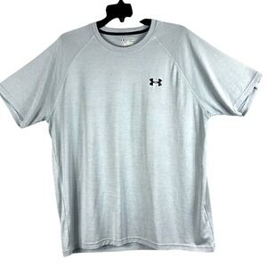 Under Armour Mens Loose Fit Heat Gear Short‎ Sleeve T-Shirt Size Large Grey